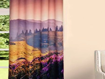 Scenic Landscape Printed Door Curtain | 4 x 8 Feet Cheap