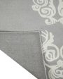 Traditional Hand Tufted Wool Carpet Classic and Stylish | Grey | 5 x 8 Feet Hot on Sale