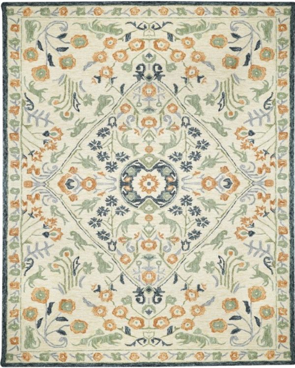 Traditional Hand Tufted Wool Carpet Timeless Appeal | 5 x 8 Feet Cheap