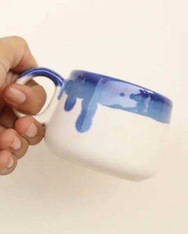 Blue Halo Cappuccino Ceramic Cup | Get a Freebie on Sale