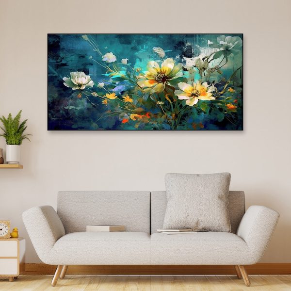 Floral Canvas Wall Art Painting For Home Decor Online Hot Sale