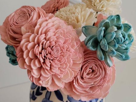 Cherie Sholapith DIY Flower Bunch | Vase Not Included | 11 Flower Heads Online now