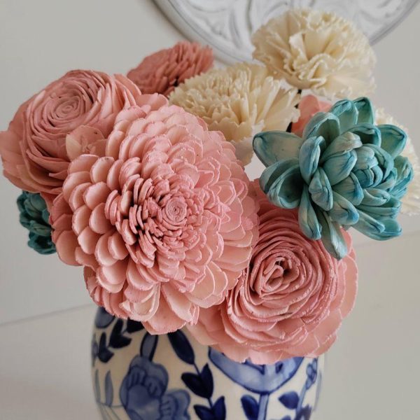 Cherie Sholapith DIY Flower Bunch | Vase Not Included | 11 Flower Heads Online now