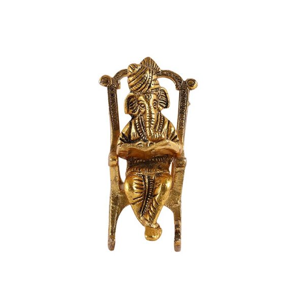 Lord Ganpati Ji Idol Metal Showpiece | 3 x 4 x 6 inches Online Hot Sale