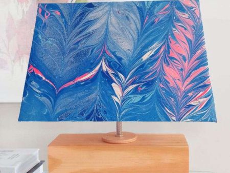 Modern Colorful Marbling Wooden Table Lamp Online