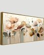 Blossom Abstract Flower Canvas Wall Painting With Acrylic Frame Online now