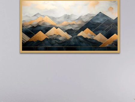 Mountain Canvas Wall Art Floating Frame Online Sale