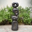 Black Ren Fibre Glass Sculpture Showpiece Online Sale