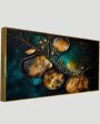 Beautiful Fluid Canvas Wall Art Painting With Frame Sale