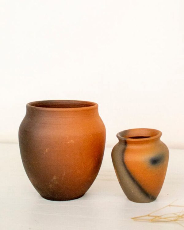 Premium Terracotta Bade Miya Chote Miya Pots Set Hot on Sale