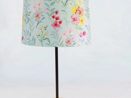 English Garden Drum Wooden Table Lamp Sale