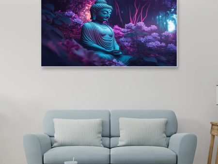 Buddha In Bloom Canvas Art Wall Painting Online