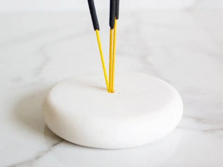 Classy Carrara Incense Holder | 3.25 x 3.25 x 0.6  Inches Online now