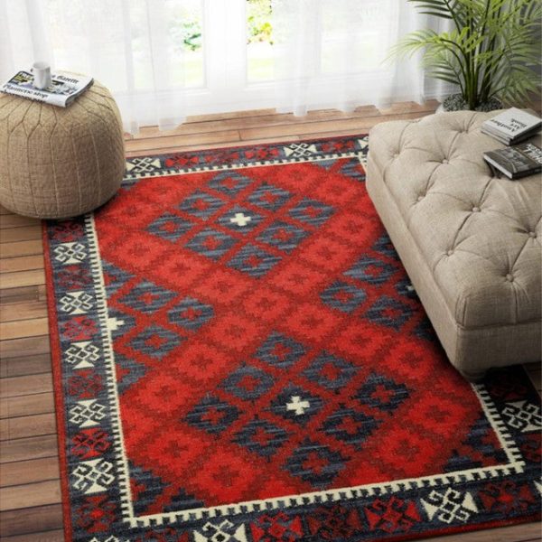 Traditional Hand Tufted Wool Carpet Classic Beauty| Blue | 5 x 8 Feet Sale