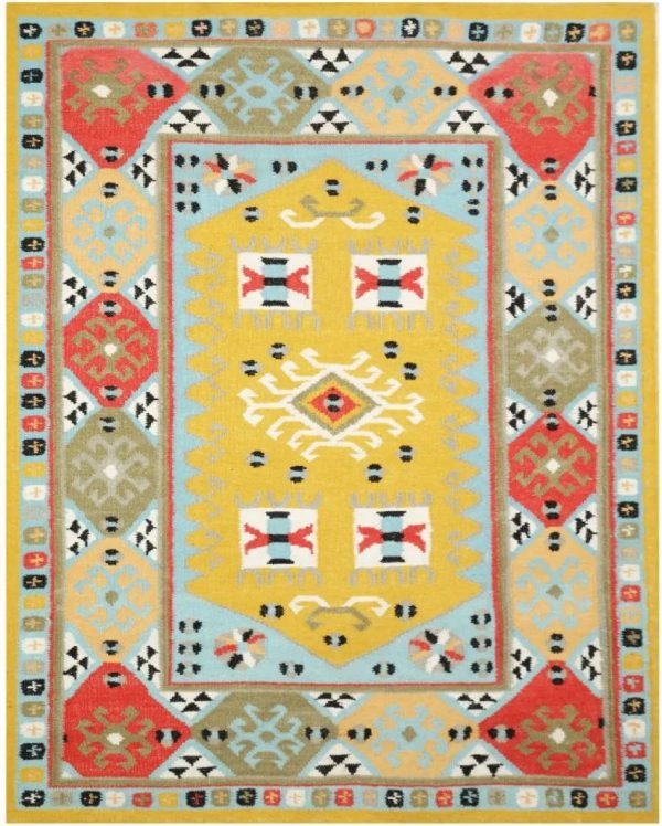 Greek Key Hand Tufted Wool Carpet Stylish and Timeless | 5 x 8 Feet Online