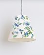 Blue Berry Shaded Cotton Pendant Lamp | Blue Sale