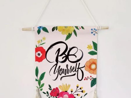 Be Yourself Canvas Wall Decor Tapestry Online Hot Sale