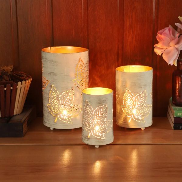 Maple Votive Tealight Holders | Set of 3 For Cheap