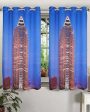 Blackout Printed Polyester Window Curtains | Set Of 2 | 5 Ft Fashion