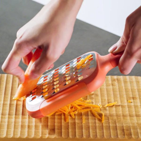 2-in-1 Peeler & Grater Japanese Stainless Steel with Silicone Grip | 3.3 x 10 inches Supply