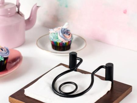 Black Ring Napkin Holder Cheap