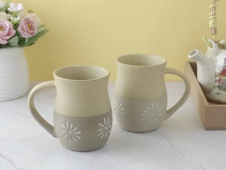 Beige Suffolk Ceramic Mugs | Set of 2 Online