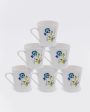 Peter Bone China Coffee Tea Cups | 175 ml | Set of 6 Online now