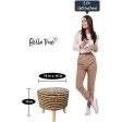 Spiral Design Jute  Stool For Discount