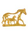 Horse Figure Aluminium Table Décor | Gold | 12 x 8 inches Fashion