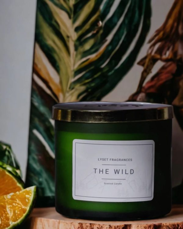 The Wild Glass Jar Scented Candle | 10.2 x 10.2 cm   4 x 4 inches Sale