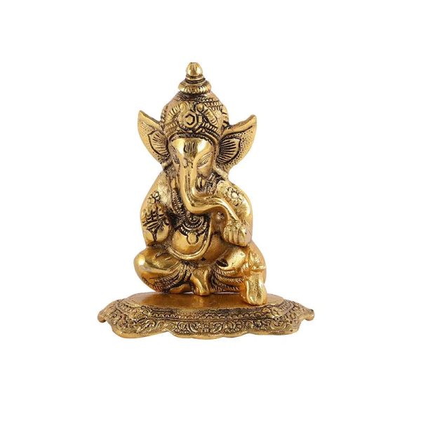 Lord Ganesha Idol Metal Showpiece For Cheap