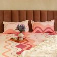 Blushing Dreams Microfibre Bedding Set With Pillow Covers | Queen Size | 90 x 100 Inches Online