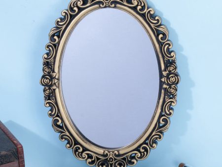 Opulent Gold Oval Mirror | 13 x 9 inches For Discount