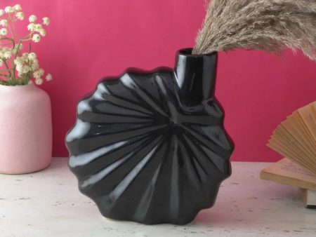 Black Flower Ceramic Vase Online