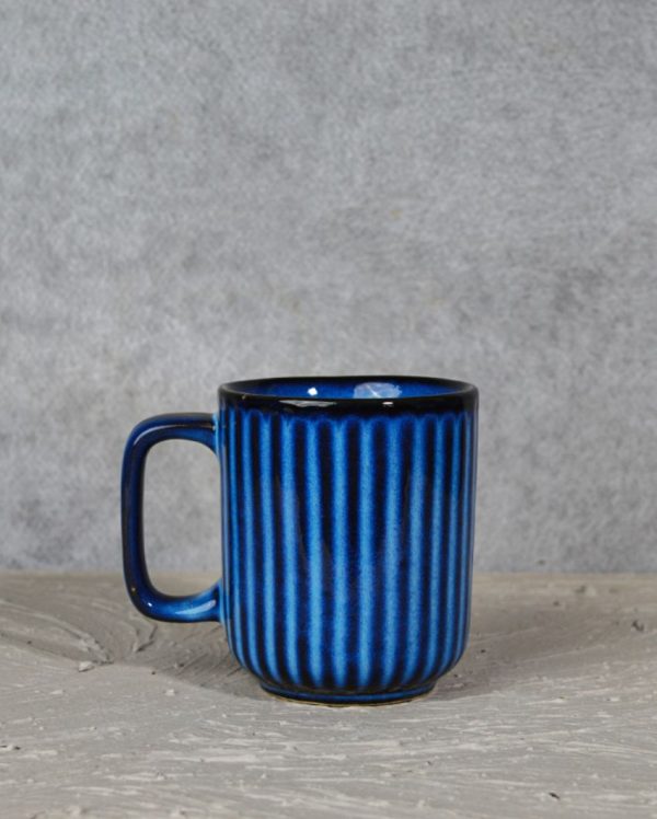 Blue Saga Coffee Ceramic Mugs | Set of 2 | 260 ml Cheap