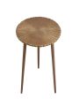 Antique Brass Finish Table with Three Legs | 20 inches Sale