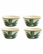 Banana Leaf Biodegradable Dinner Bamboo Bowls | Set Of 4 | 680 ML | 6 x 3 inches Supply