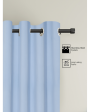 Blue Blackout Solid Curtains | Set of 2 Online Hot Sale