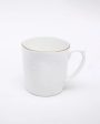 Embose Gold Line Bone China Tea Cups | 175 ml | Set of 6 Discount