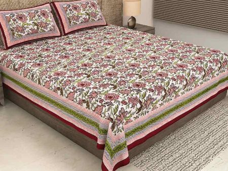 Dynamic Jaipuri Design Cotton Bedding Set | King Size | 87 x 106 inches Fashion