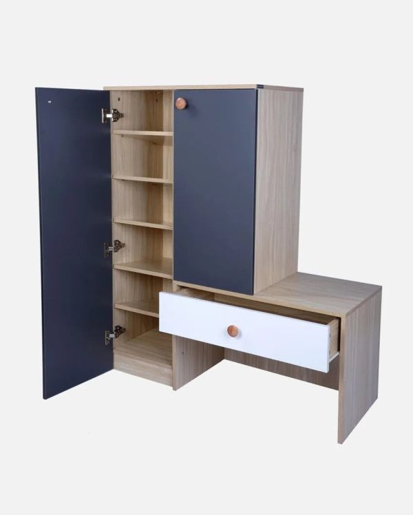 Big Wooden Shoe Rack With Extra Storage | 41 x 16 x 47 inches Online now