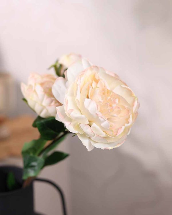 Autumne Peony Hd Artificial Flowers | Set Of 2 | 2.5 feet | Vase Not Included Sale