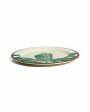 Biodegradable Green Leaves Bamboo Dinner Plates | Set Of 5 For Cheap