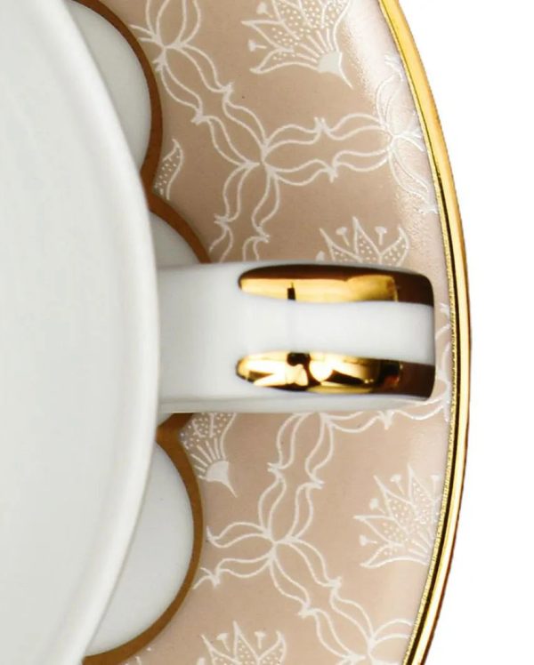 Peach Legacy Porcelain Tea Cup & Saucer | Set of 12 Discount