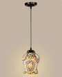 Artisan Style Mosaic Glass Hanging Lamp | 4.5 X 20 inches on Sale