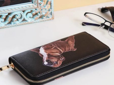 Adorable Puppy Canvas Wallet | 7 x 4 inches Sale