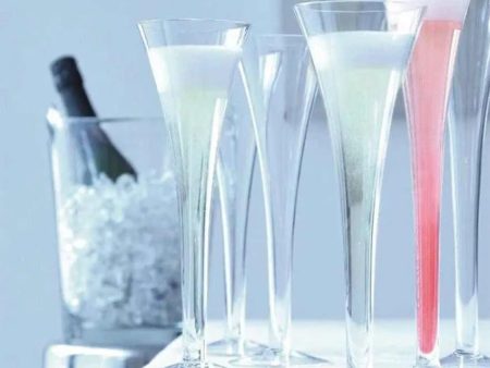 Bar Hollow Stem Champagne Flute | 200 ml | Set Of 2 | 3 x 9 inches For Sale