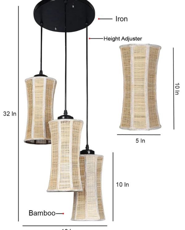 Band Bamboo Cluster Hanging Lamp Sale