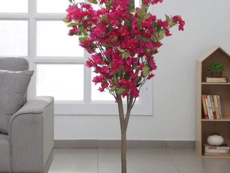 Artificial Bougainvillea Plant with Pot| 5 feet Fashion