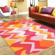 Azalea Multicolor Cotton Printed Carpet | 67 x 47 inches on Sale